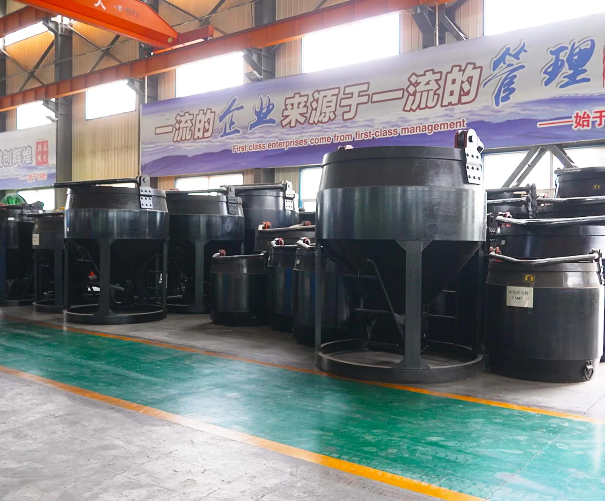 Mining Hook-Supported Hanging Bucket