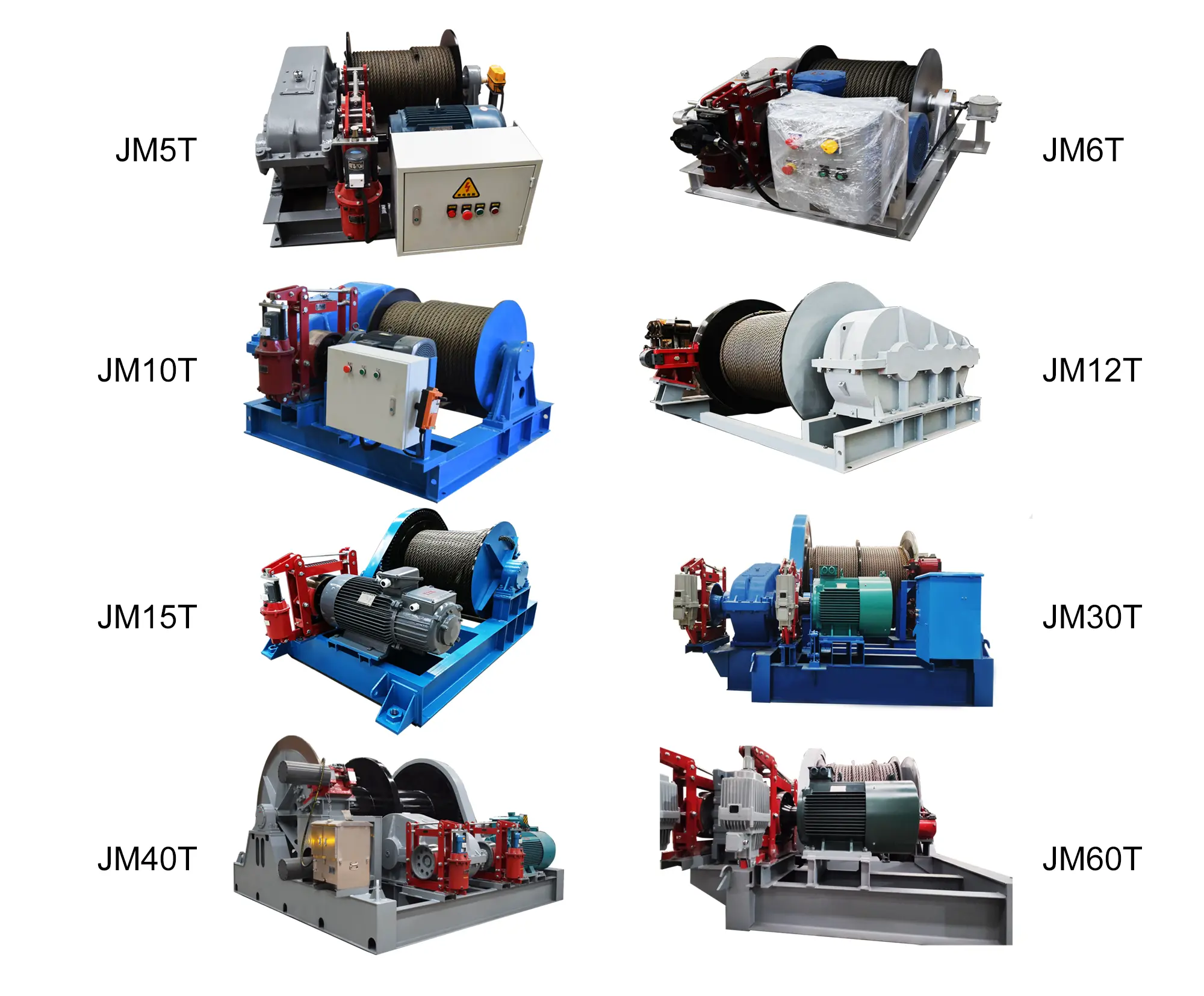 JM slow winch parameters