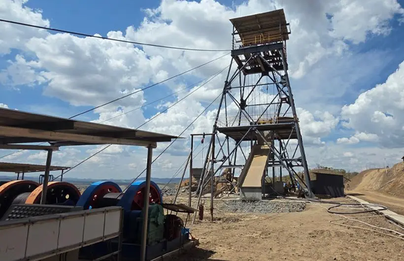 Mine Shaft Sinking Headframe