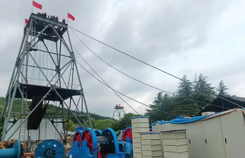 Mine Shaft Sinking Headframe