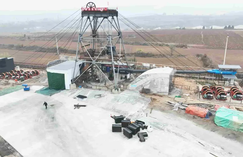 Mine Shaft Sinking Headframe