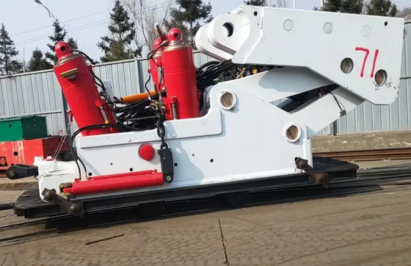 Mining flat car