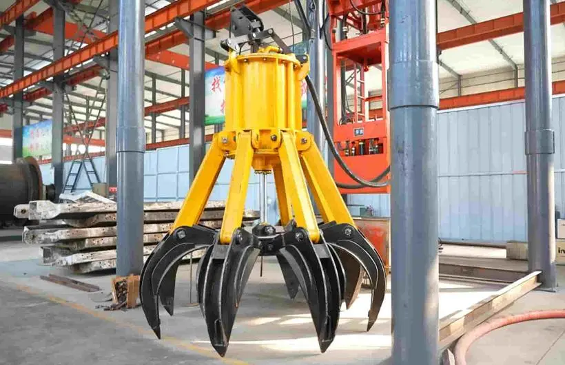 Central Slewing Grab Loader