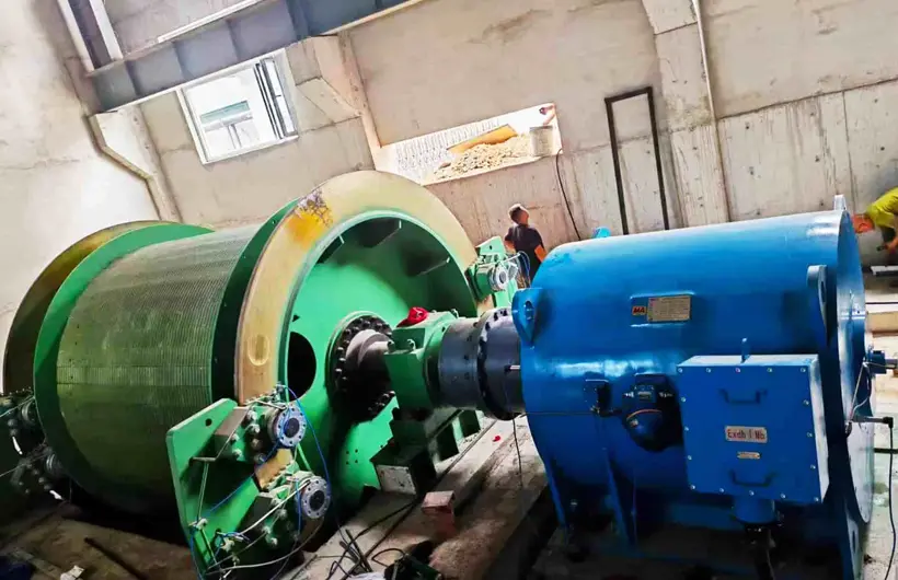 JK Permanent magnet mining hoist