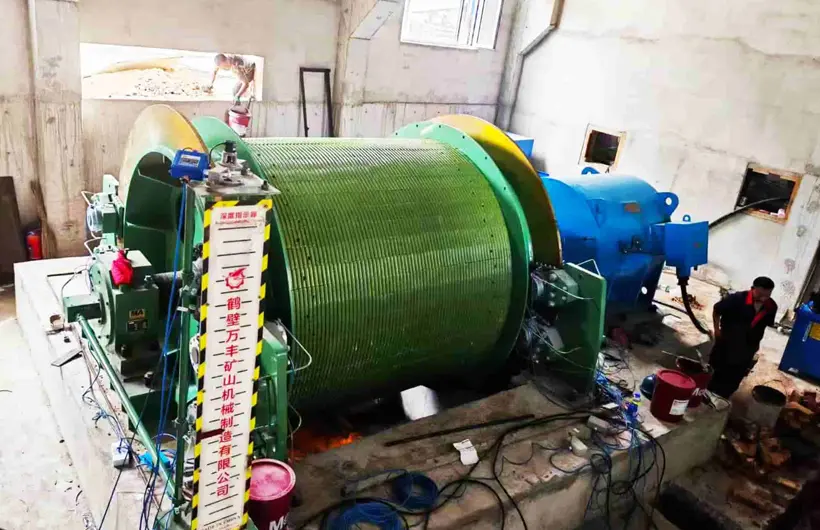 JK Permanent magnet mining hoist
