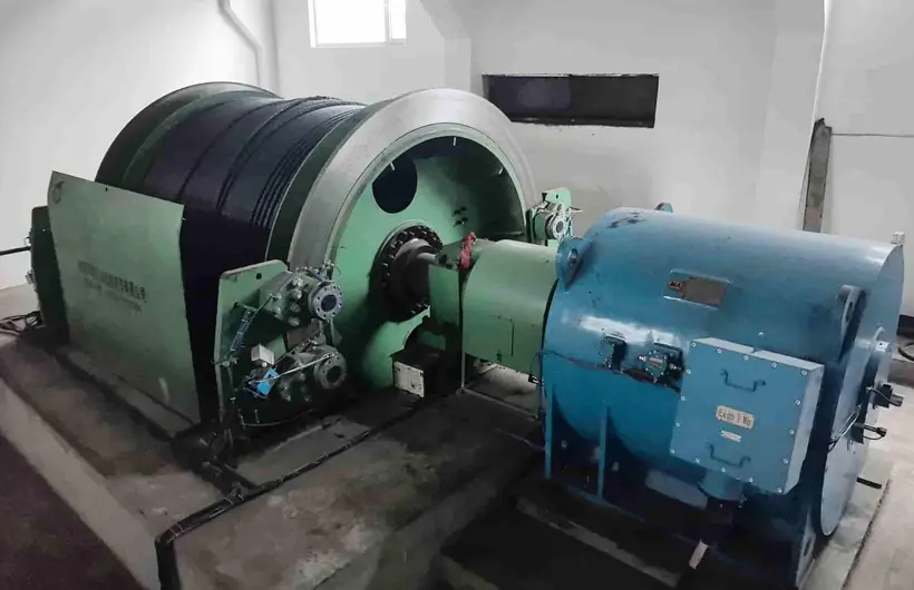JK Permanent magnet mining hoist