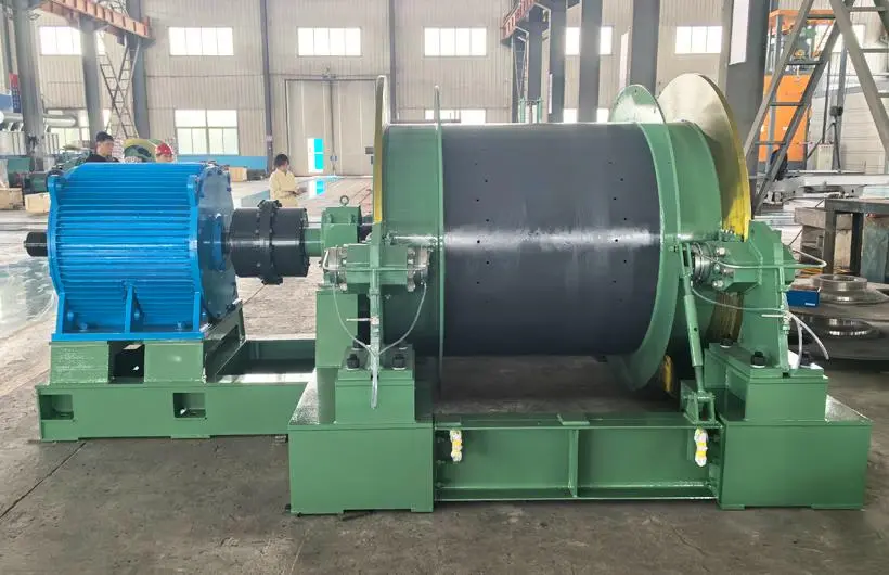 JTP Permanent magnet internal and external mining hoisting winch