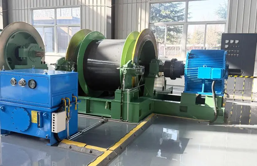 JTP Permanent magnet internal and external mining hoisting winch