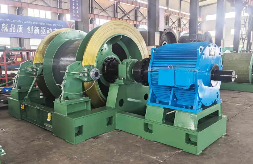 JTP Permanent magnet internal and external mining hoisting winch
