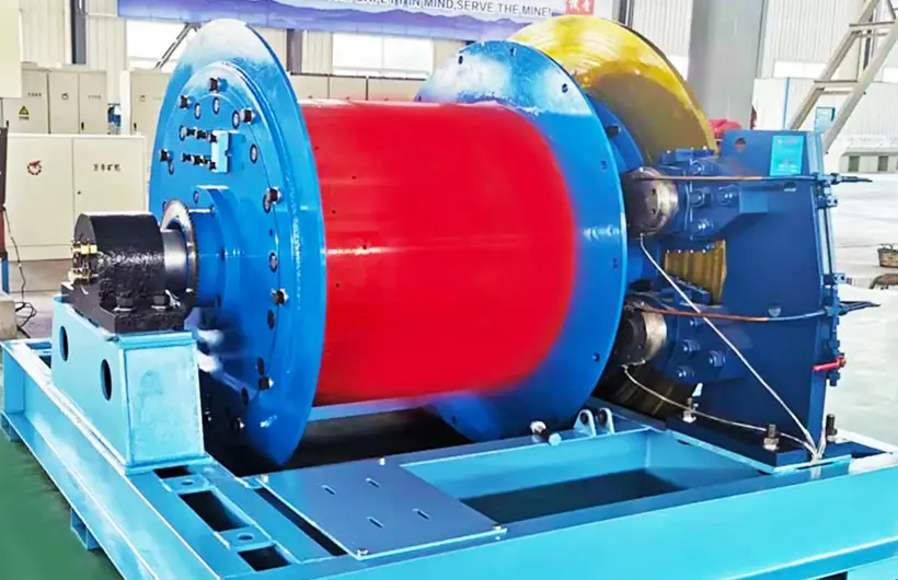 JTP Permanent magnet motor built-in mining hoisting winch