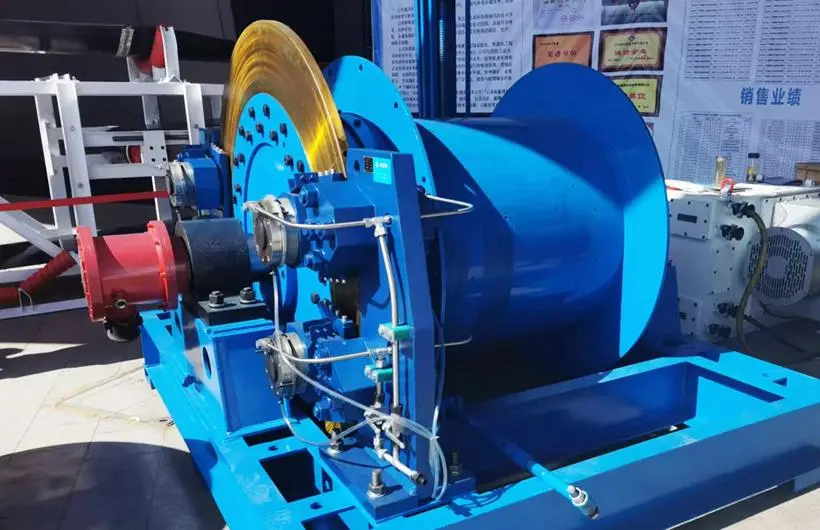 JTP Permanent magnet motor built-in mining hoisting winch
