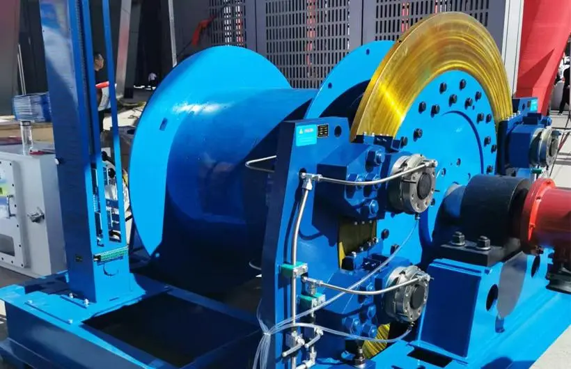 JTP Permanent magnet motor built-in mining hoisting winch
